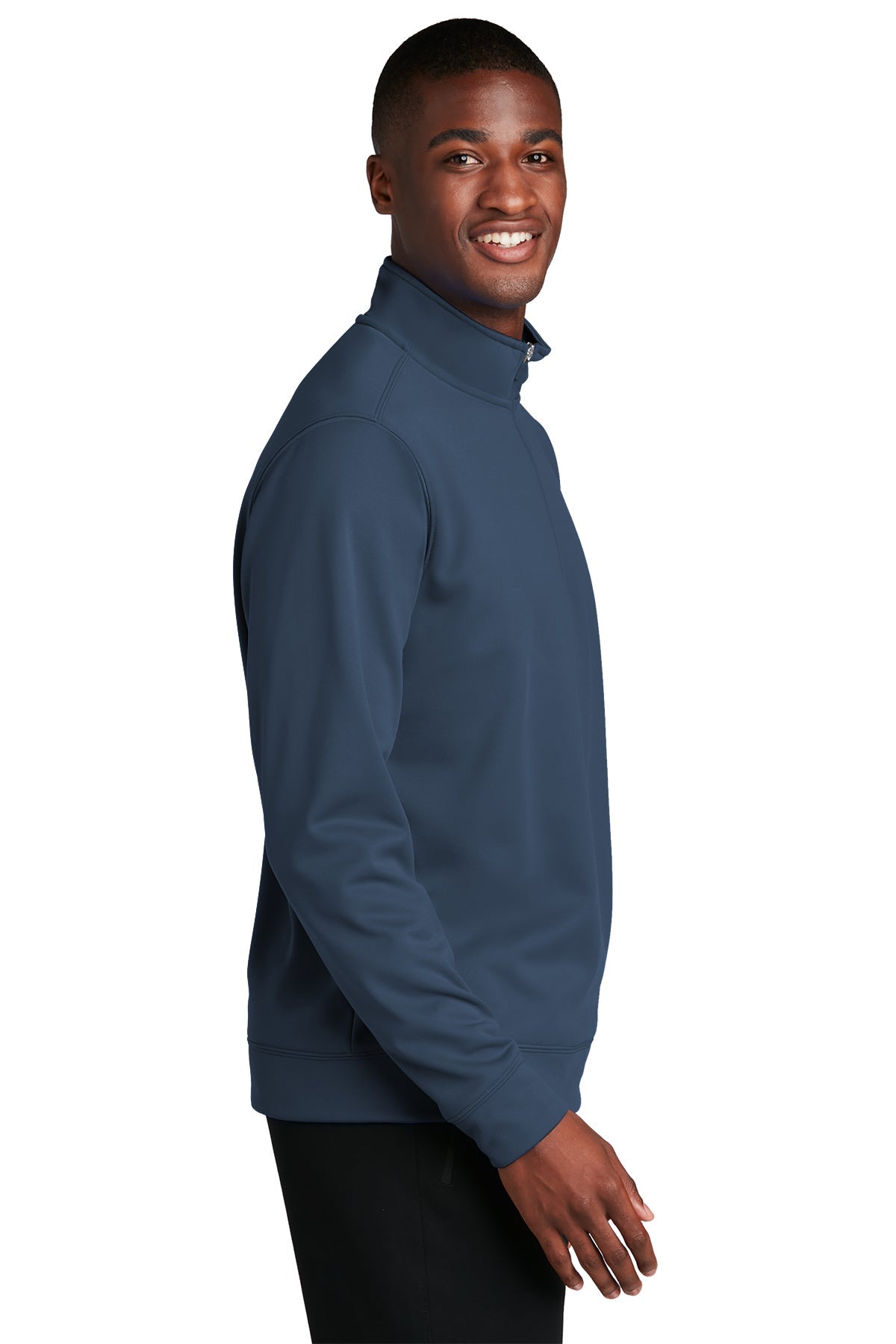 Performance Fleece 1/4-Zip Pullover Sweatshirt / Navy / VB United