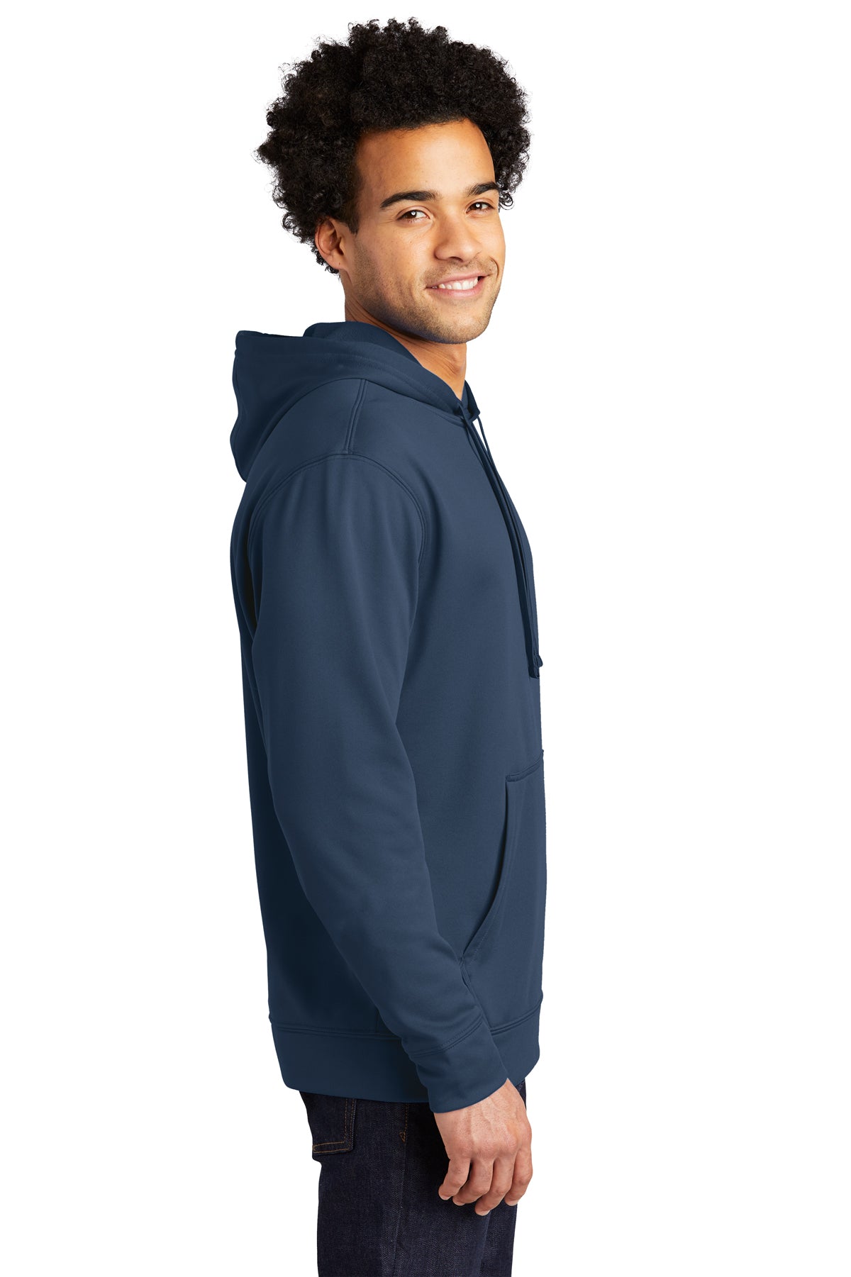 Performance Fleece Pullover Hooded Sweatshirt / Navy / VB United