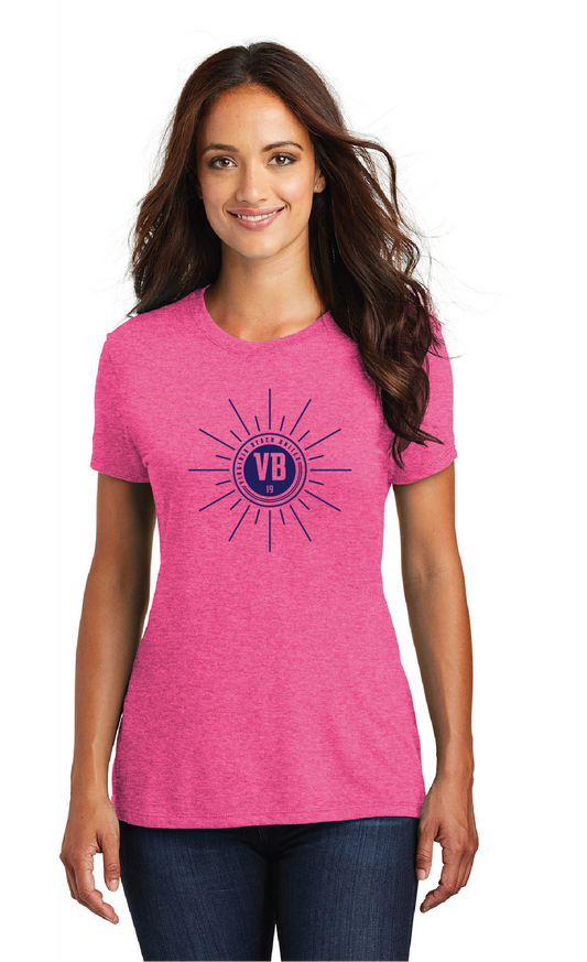 Women’s Perfect Tri Tee / Fuchsia Frost / VB United