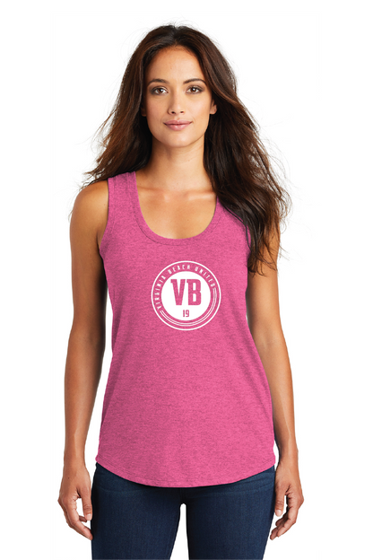 Women’s Perfect Tri Racerback Tank / Fuchsia Frost / VB United