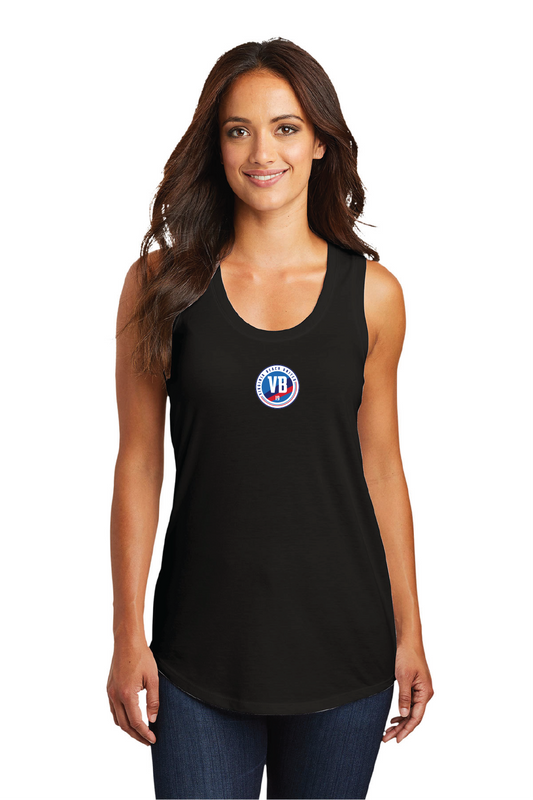 Women’s Perfect Tri Racerback Tank / Black / VB United