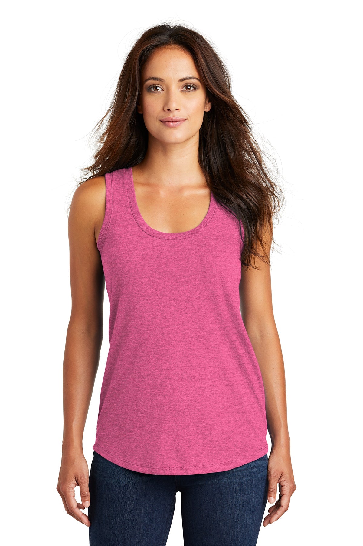 Women’s Perfect Tri Racerback Tank / Fuchsia Frost / VB United