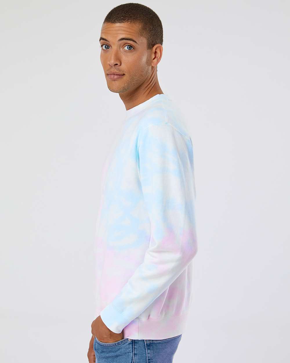 Midweight Tie-Dyed Sweatshirt / Tie Dye Cotton Candy / VB United