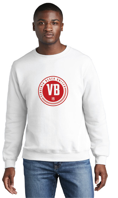 Core Fleece Crewneck Sweatshirt / White / VB United