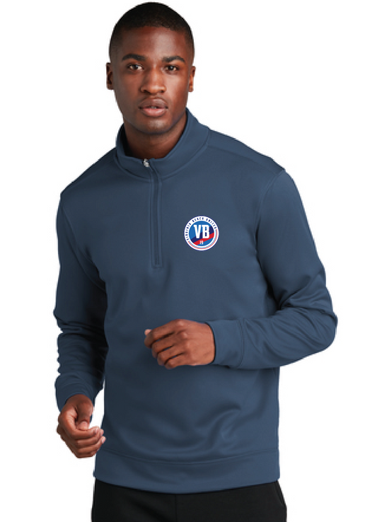 Performance Fleece 1/4-Zip Pullover Sweatshirt / Navy / VB United