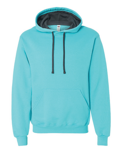 Sofspun Hooded Sweatshirt / Caribbean Blue Heather / VB United